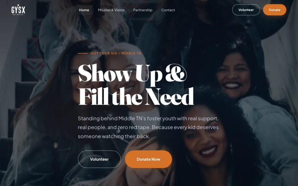 Nonprofit Brand & Web Platform